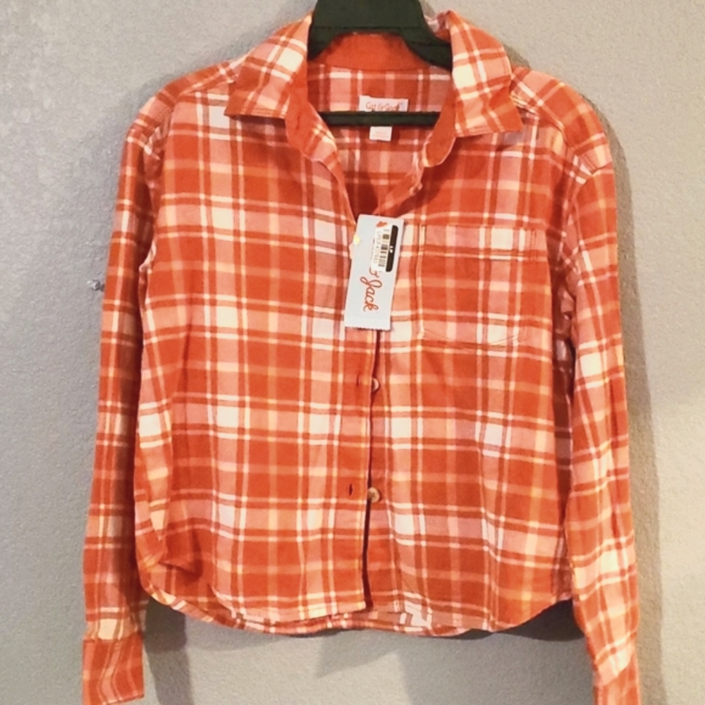 Cat & Jack Plaid Shirt NWT
